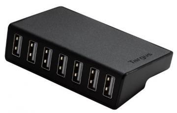 Hub USB 7 porturi USB2.0, alimentare externa, negru, Targus (ACH115EU) - Pret | Preturi Hub USB 7 porturi USB2.0, alimentare externa, negru, Targus (ACH115EU)