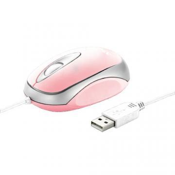 Mouse Trust Centa Mini cu fir, optic 3 butoane, pink - Pret | Preturi Mouse Trust Centa Mini cu fir, optic 3 butoane, pink