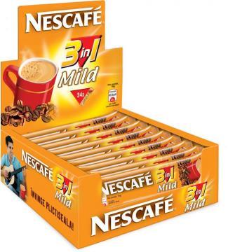 Nescafe 3 in 1 Mild 24 buc/cut - Pret | Preturi Nescafe 3 in 1 Mild 24 buc/cut