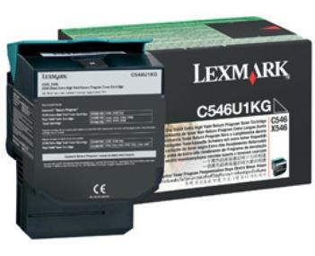 Toner negru pentru C546/ X546, 8000pg, C546U1KG, Lexmark - Pret | Preturi Toner negru pentru C546/ X546, 8000pg, C546U1KG, Lexmark