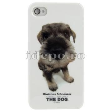 Husa iPhone 4,4S Schnauzer + Folie protectie ecran - Pret | Preturi Husa iPhone 4,4S Schnauzer + Folie protectie ecran