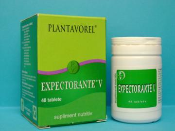 Expectorante V - 40 comprimate - Pret | Preturi Expectorante V - 40 comprimate