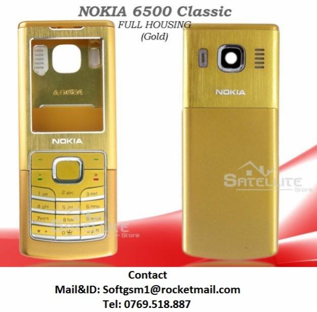 Carcasa Nokia 6500 CLASSIC GOLD ( AURIE ) ORIGINALA NOUA - Pret | Preturi Carcasa Nokia 6500 CLASSIC GOLD ( AURIE ) ORIGINALA NOUA