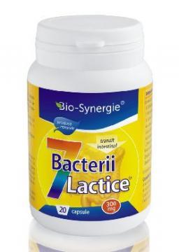 7 Bacterii Lactice 300mg *20cps - Pret | Preturi 7 Bacterii Lactice 300mg *20cps