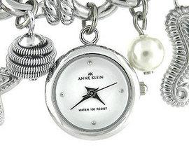 Ceas AK Anne Klein 10-9615CHRM Swarovski Crystal Silver Charm Bracelet - Pret | Preturi Ceas AK Anne Klein 10-9615CHRM Swarovski Crystal Silver Charm Bracelet