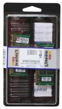 Memorie KINGSTON SODIMM DDR2 2GB PC5300 KVR667D2S5K2/2G - Pret | Preturi Memorie KINGSTON SODIMM DDR2 2GB PC5300 KVR667D2S5K2/2G