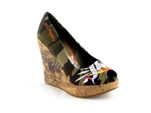 Pantofi platforme ED HARDY Femei - sc0105w_camo - Pret | Preturi Pantofi platforme ED HARDY Femei - sc0105w_camo