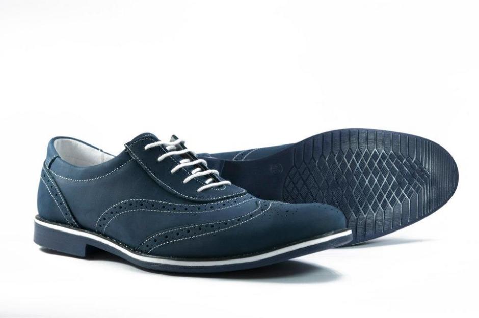 Pantofi Oxford Albastri - Pret | Preturi Pantofi Oxford Albastri