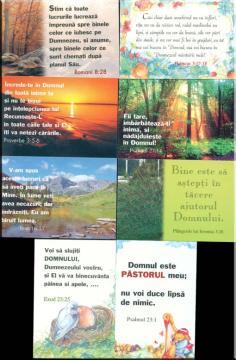Set S8A - carduri versete biblice - Pret | Preturi Set S8A - carduri versete biblice