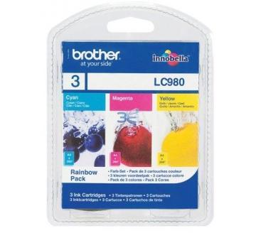 Brother LC980RBWBP, Set de Cartuse, Albastru + Rosu Galben - Pret | Preturi Brother LC980RBWBP, Set de Cartuse, Albastru + Rosu Galben