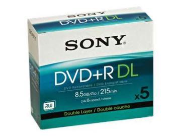 DVD+R DL 8x Sony, JEWEL CASE, pachet 5 buc., 5DPR215B - Pret | Preturi DVD+R DL 8x Sony, JEWEL CASE, pachet 5 buc., 5DPR215B