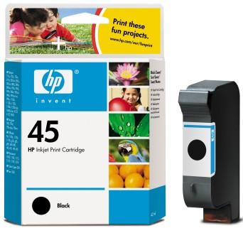 Cartus cerneala HP HP 45 Large Black Inkjet Print Cartridge, 42 ml, aprox. 840 pag / 5% acoperire - 51645AE - Pret | Preturi Cartus cerneala HP HP 45 Large Black Inkjet Print Cartridge, 42 ml, aprox. 840 pag / 5% acoperire - 51645AE