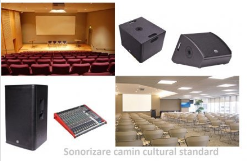 Sistem audio pentru camin cultural - Pret | Preturi Sistem audio pentru camin cultural