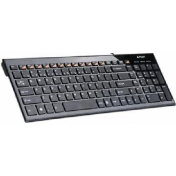 TASTATURA A4TECH KX-100 X-Slim, silentioasa, Black - Pret | Preturi TASTATURA A4TECH KX-100 X-Slim, silentioasa, Black