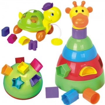 Jucarie educativa pentru bebelusi Girafa Testoasa si Minge Baby Mix - Pret | Preturi Jucarie educativa pentru bebelusi Girafa Testoasa si Minge Baby Mix