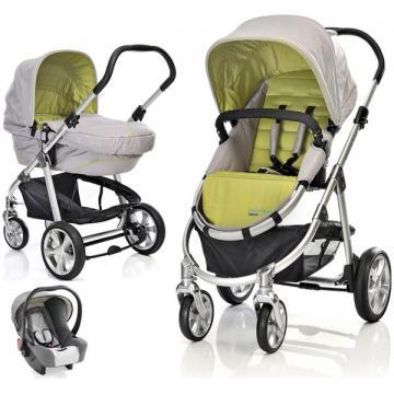 Carucior 3 in 1 Alu Volan - Lightgrey - Pret | Preturi Carucior 3 in 1 Alu Volan - Lightgrey