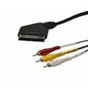 OEM Cablu SCART &amp;gt; 3*RCA T/T 2M - Pret | Preturi OEM Cablu SCART &amp;gt; 3*RCA T/T 2M