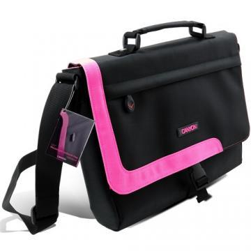 Geanta notebook CANYON Notebook Handbags for Notebook up to 12inch Black/Pink CNR-NB15P - Pret | Preturi Geanta notebook CANYON Notebook Handbags for Notebook up to 12inch Black/Pink CNR-NB15P