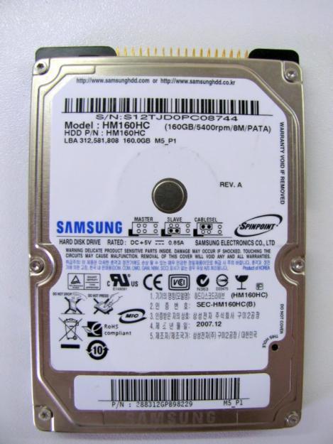 vand hdd laptop IDE ATA (PATA , P-ATA) notebook NOI NOUTE SAMSUNG SI HITACHI - 160 GB -noi - Pret | Preturi vand hdd laptop IDE ATA (PATA , P-ATA) notebook NOI NOUTE SAMSUNG SI HITACHI - 160 GB -noi