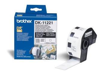 Banda de etichete 23x23mm Brother DK11221 - Pret | Preturi Banda de etichete 23x23mm Brother DK11221