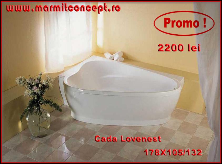 Cada baie in forma de inima Lovenest - Pret | Preturi Cada baie in forma de inima Lovenest