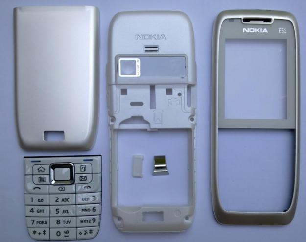 Carcasa Nokia E51 White ( Alba ) ORIGINALA COMPLETA - Pret | Preturi Carcasa Nokia E51 White ( Alba ) ORIGINALA COMPLETA