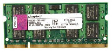 Sodimm DDR2 2GB 667MHz Kingston KTT667D2/2G, pentru Toshiba: Dynabook AX/53C/ AX/53D/ AX/54C/ AX/54D - Pret | Preturi Sodimm DDR2 2GB 667MHz Kingston KTT667D2/2G, pentru Toshiba: Dynabook AX/53C/ AX/53D/ AX/54C/ AX/54D