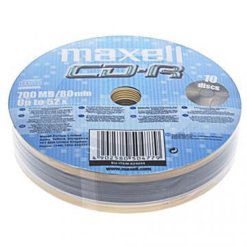 CD-R, 700MB, 52x, spindle 10 bucati, Maxell, (624034.40.CN) - Pret | Preturi CD-R, 700MB, 52x, spindle 10 bucati, Maxell, (624034.40.CN)