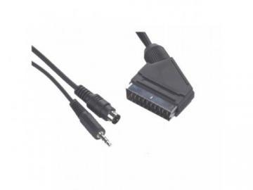 Cablu video pentru semnal OEM SCART &gt; S-VHS T/T 2mConector 1: SCARTTip conector 1: MaleConector 2: S-Video, 3.5 mm jackTip conector 2: Male - Pret | Preturi Cablu video pentru semnal OEM SCART &gt; S-VHS T/T 2mConector 1: SCARTTip conector 1: MaleConector 2: S-Video, 3.5 mm jackTip conector 2: Male