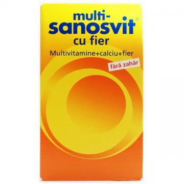 Multi-Sanosvit sirop *285 gr - Pret | Preturi Multi-Sanosvit sirop *285 gr