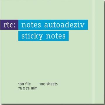 Notite autoadezive RTC, 76 x 75 mm, 100 file/bucata, verde pastel - Pret | Preturi Notite autoadezive RTC, 76 x 75 mm, 100 file/bucata, verde pastel