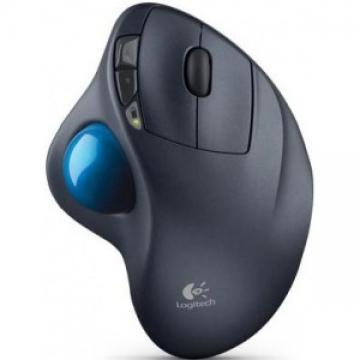 Mouse Logitech Wireless Trackball M570, Negru - Pret | Preturi Mouse Logitech Wireless Trackball M570, Negru