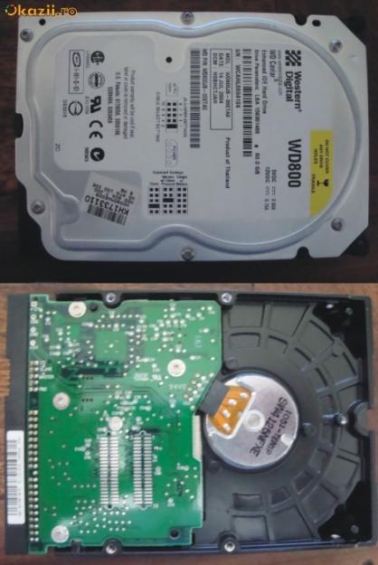 Hard Disc HDD WD Western Digital Caviar WD800 model WD800JB-00ETA0 80Gb EIDE - Pret | Preturi Hard Disc HDD WD Western Digital Caviar WD800 model WD800JB-00ETA0 80Gb EIDE