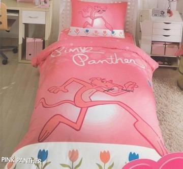 Lenjerie de pat pentru copii Tac Pink Panter - Pret | Preturi Lenjerie de pat pentru copii Tac Pink Panter