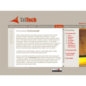 Webdesign si promovare Tritech Group - Pret | Preturi Webdesign si promovare Tritech Group