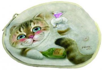 Henry Cats Brandy Shaped Coin Purse - Pret | Preturi Henry Cats Brandy Shaped Coin Purse