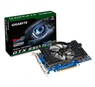 Gigabyte GeForce GTX 550, PCI-E, 1GB GDDR5, 192biti + Transport Gratuit - Pret | Preturi Gigabyte GeForce GTX 550, PCI-E, 1GB GDDR5, 192biti + Transport Gratuit