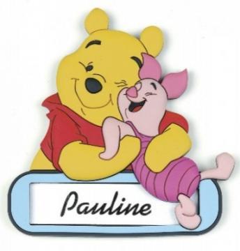 Placuta de Usa cu Nume - Winnie the Pooh si Purcelus - Pret | Preturi Placuta de Usa cu Nume - Winnie the Pooh si Purcelus