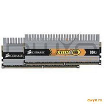 Corsair KIT 2x2 DHX DDR2 4GB 800Mhz, CL5 - Pret | Preturi Corsair KIT 2x2 DHX DDR2 4GB 800Mhz, CL5