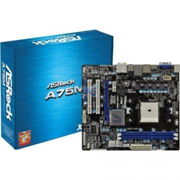 ASRock A75M, DDR3, Socket FM1, Micro ATX - Pret | Preturi ASRock A75M, DDR3, Socket FM1, Micro ATX