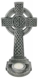 Celtic Wall Hanging Cross in Cold Cast Pewter - Pret | Preturi Celtic Wall Hanging Cross in Cold Cast Pewter