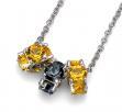 Colier Reel sunflower cu cristale Swarovski - Pret | Preturi Colier Reel sunflower cu cristale Swarovski