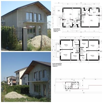 Vand casa 65.000euro  P+M 120mp-duplex in bragadir - Pret | Preturi Vand casa 65.000euro  P+M 120mp-duplex in bragadir