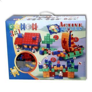 Set de constructie- Active Builders 490 piese - Pret | Preturi Set de constructie- Active Builders 490 piese