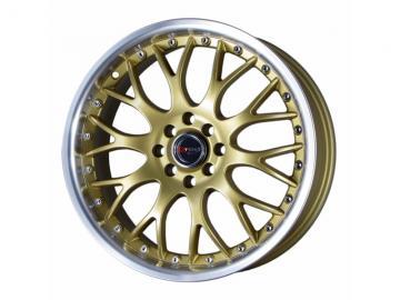 Drag Wheels DR19 Gold Machined Lip Janta - Pret | Preturi Drag Wheels DR19 Gold Machined Lip Janta