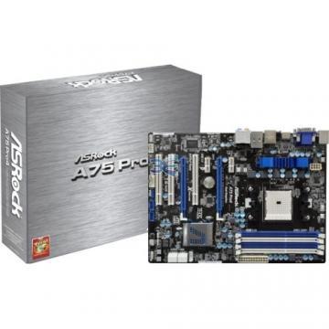 ASRock A75 PRO4, DDR3, Socket FM1, ATX - Pret | Preturi ASRock A75 PRO4, DDR3, Socket FM1, ATX