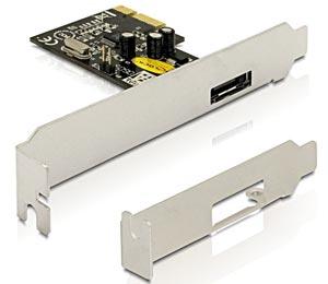 Placa PCI Express Delock la eSATA II, low profile, 89119 - Pret | Preturi Placa PCI Express Delock la eSATA II, low profile, 89119