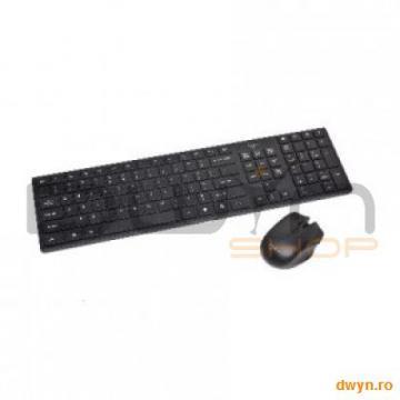 Kit tastatura + mouse Gembird KBS-V1, nano receiver, black - Pret | Preturi Kit tastatura + mouse Gembird KBS-V1, nano receiver, black