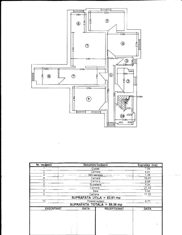 Apartament in bloc - 9 camere, Dorobanti - Pret | Preturi Apartament in bloc - 9 camere, Dorobanti