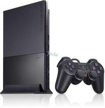 Consola Playstation 2, Slim - Negru + Transport Gratuit - Pret | Preturi Consola Playstation 2, Slim - Negru + Transport Gratuit